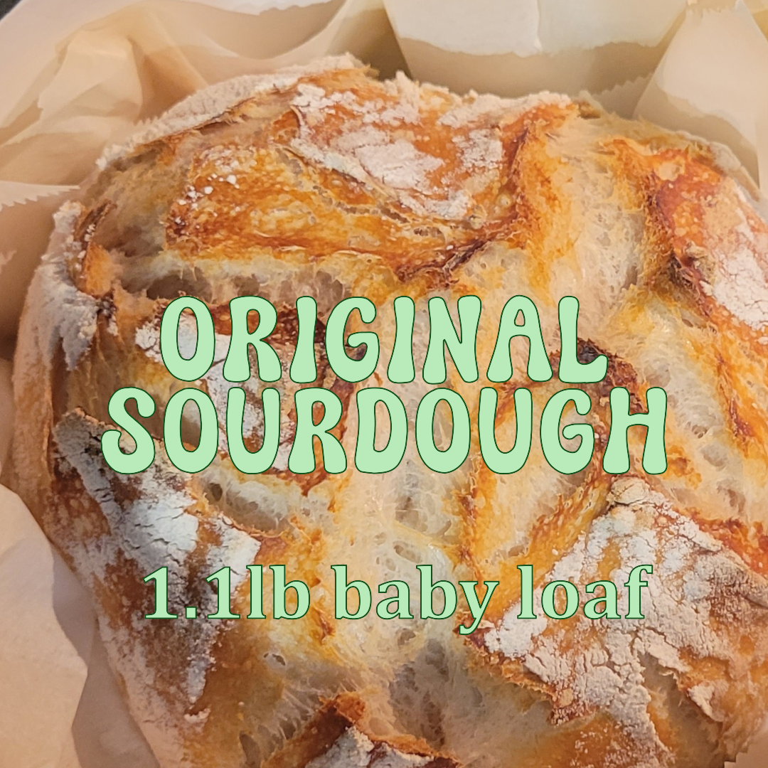 Original Sourdough Bread - year 1847 Baby Loaf 1.1lbs